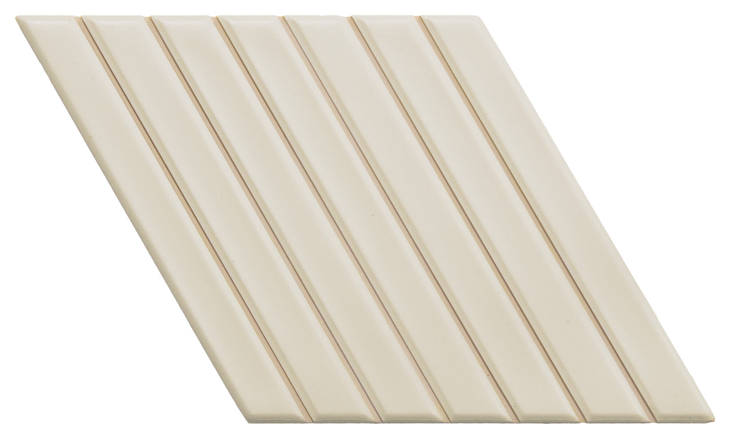 Spike Bars  Talc 6x10 A Decorative Tile Matte