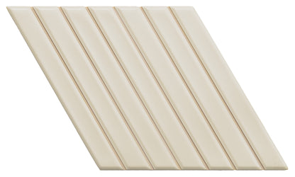 Spike Bars  Talc 6x10 A Decorative Tile Matte