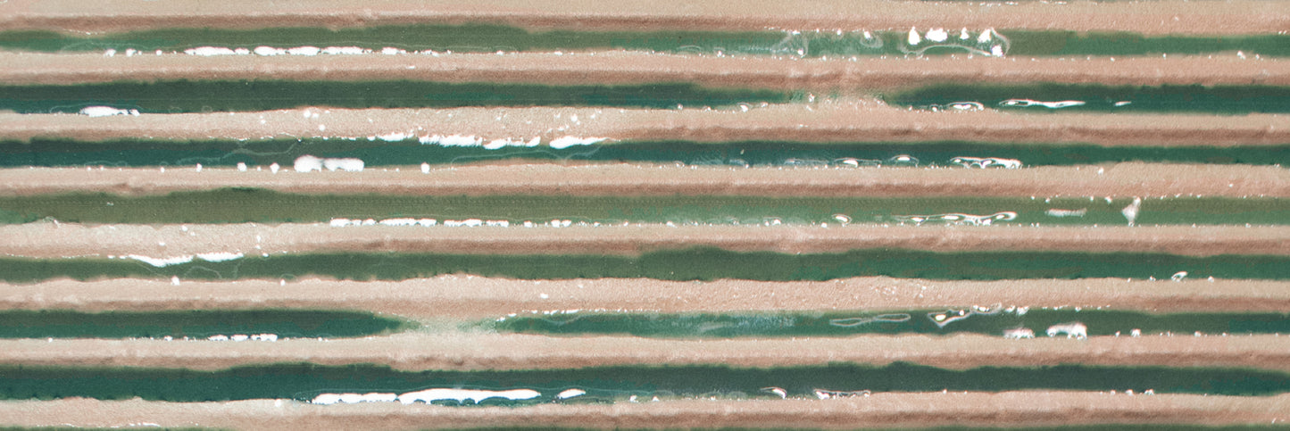 Casablanca Basil 2x6 Comb Decorative Tile Glossy