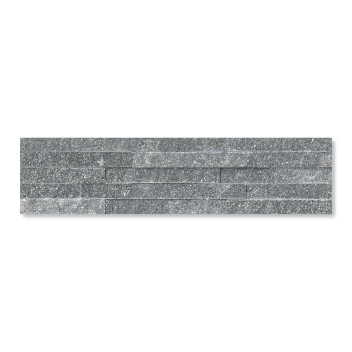 Cladding Series Charcoal Glint 3x12 Mini Split Field Tile Split Face