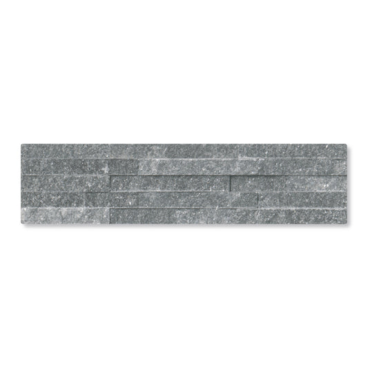 Cladding Series Charcoal Glint 3x12 Mini Split Field Tile Split Face