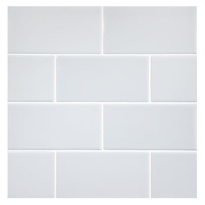 TrueTones Ceramics Hint Of Grey Gloss 4-1/2x4-1/2 Zelli Field Tile Gloss
