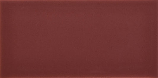 Cursive Oxblood 3x6 Field Tile Glossy