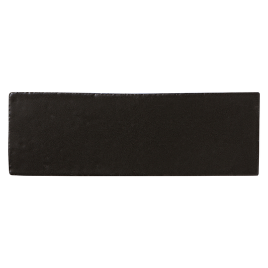 City Bricks Black 3x9 Field Tile Matte