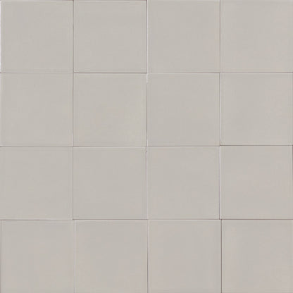 Santorini White 4x4 Field Tile Semi-Matte