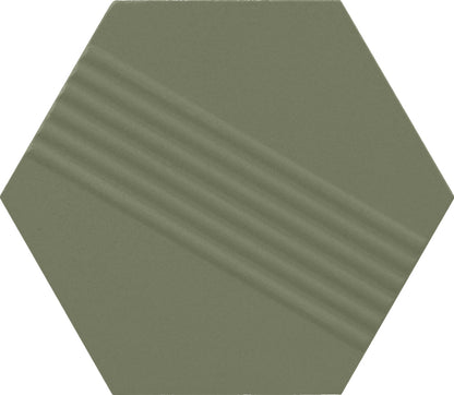 Rhyme and Reason Artichoke 4x5 Hexagon Ripple Mix Field Tile