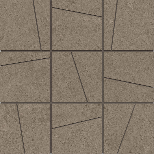 Argent 2.0 Concrete Jungle 4x4 Random Angle Mosaic
