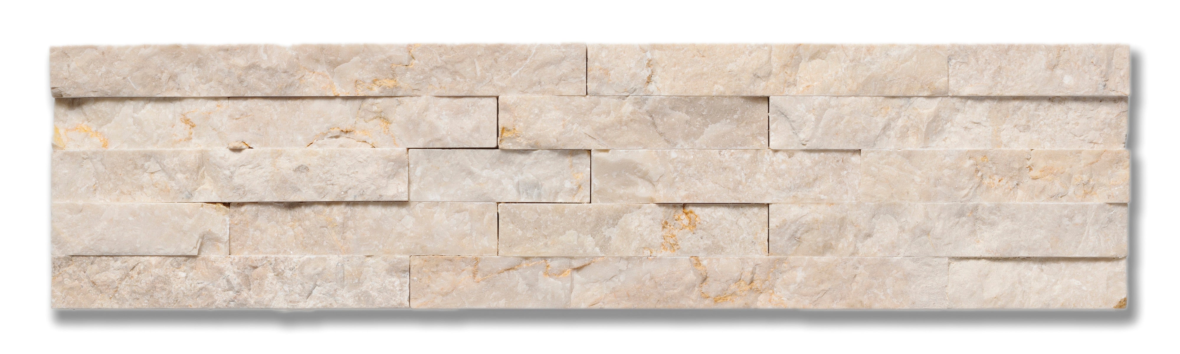 Cladding Series Budi Creme 3x12 Mini Split Field Tile Split Face ...