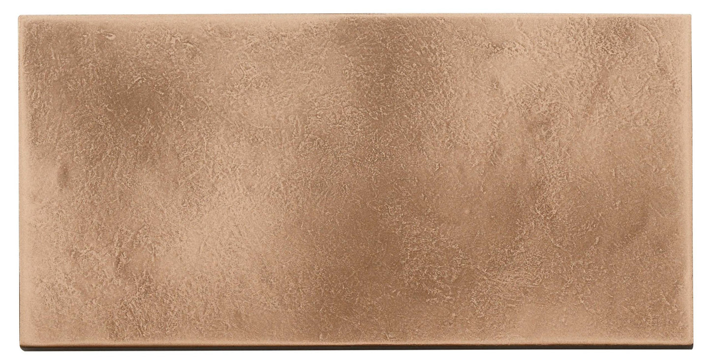 Refined Metal Bronze Satin 4x9 Field Tile Hammered