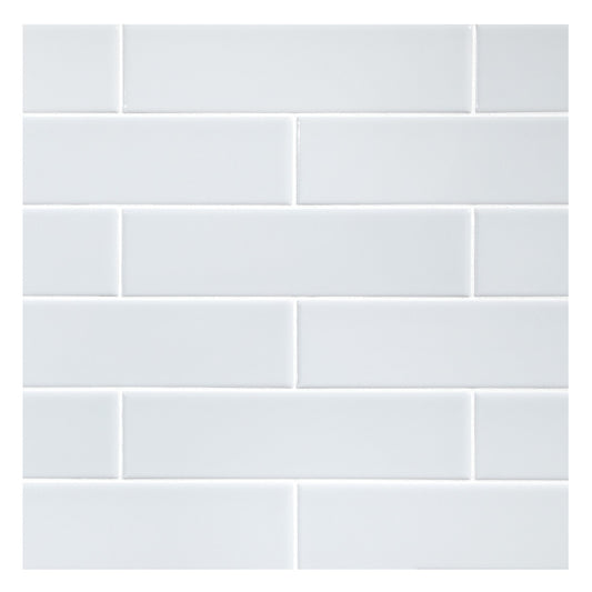 TrueTones Ceramics Hint Of Grey Gloss 2x8 Field Tile Gloss