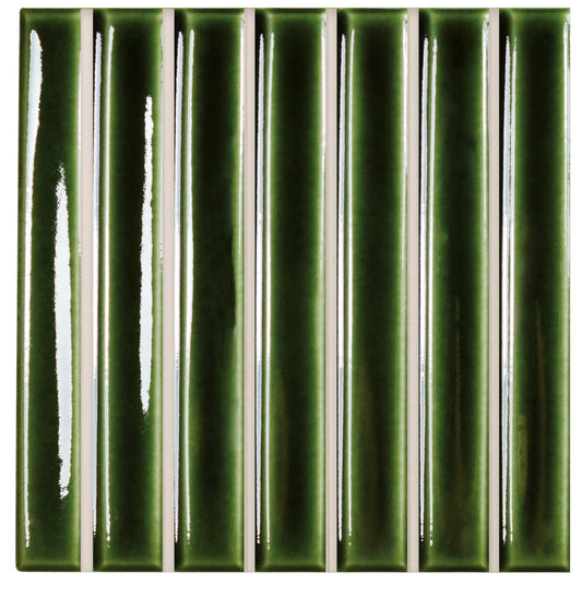 Sweet Bars Olive 5x5 Field Tile Gloss