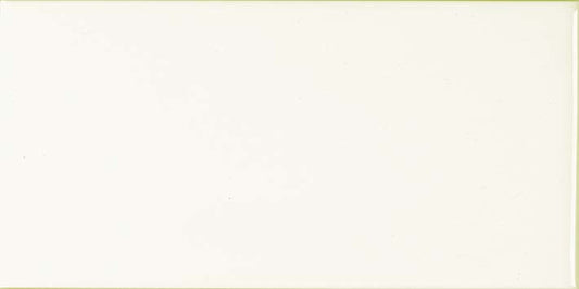 Delray White Caps 3x6 Field Tile Glossy