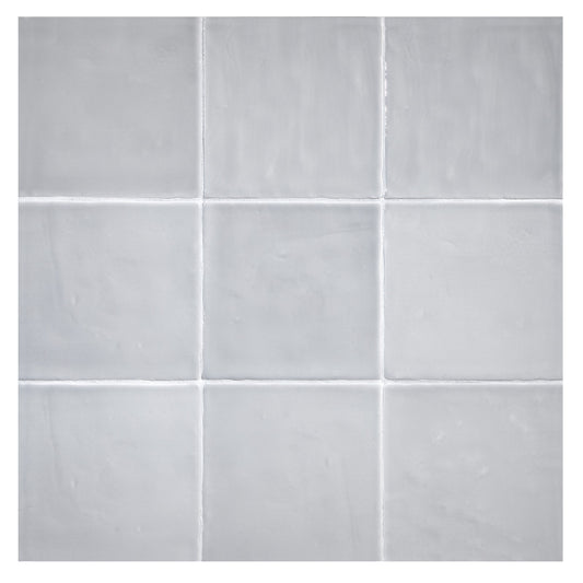 TrueTones Ceramics Greyity Gloss 4-1/2x4-1/2 Zelli Field Tile Gloss