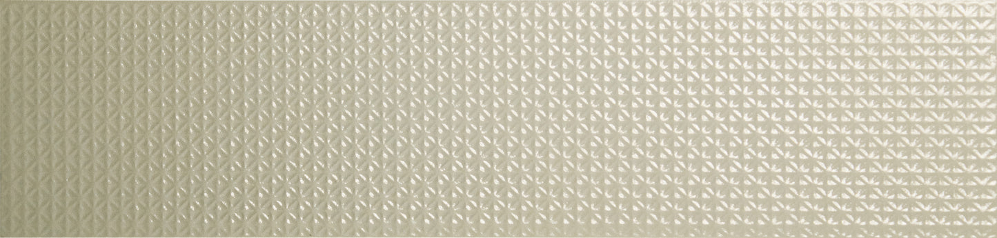 Texiture Alabaster 3x10 Pattern Mix Field Tile Gloss