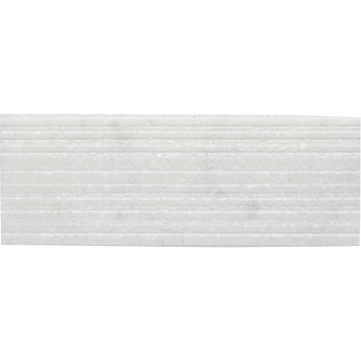 Shift White 3x8 Rake Field Tile