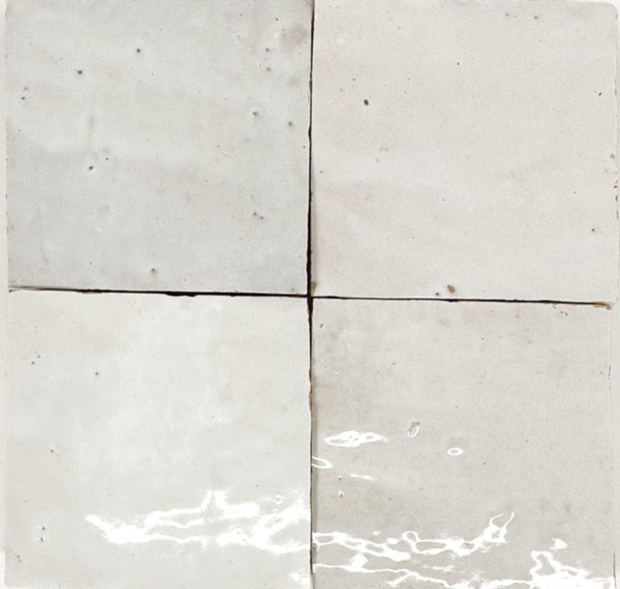 Iris White 4x4 Field Tile Glossy