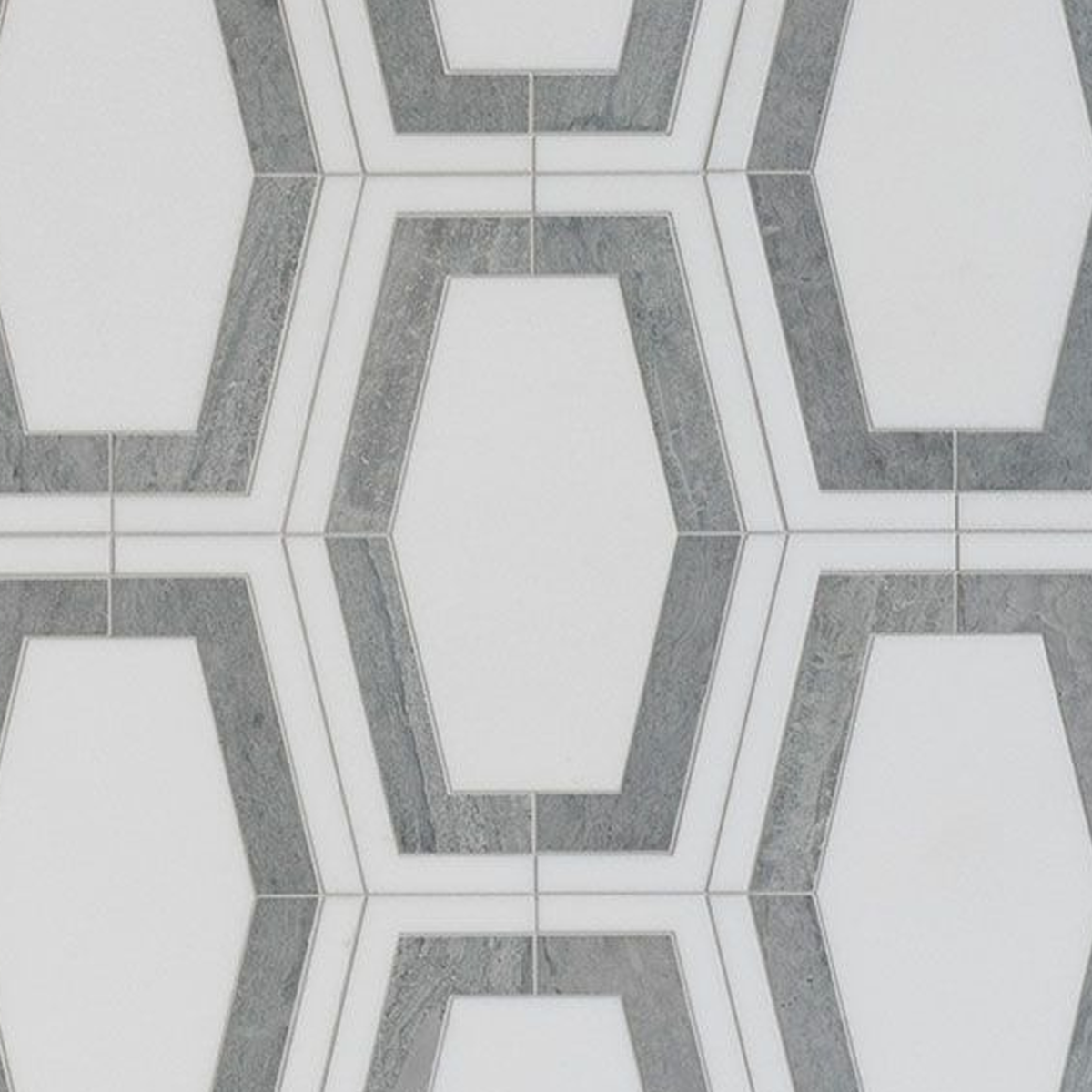 Studio Moderne Stone Steel Grey 12x7 Claremont Decorative Tile Honed