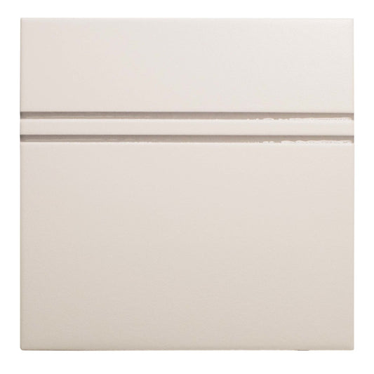 Point and Dash Neutral Griege 6x6 Dash Decorative Tile
