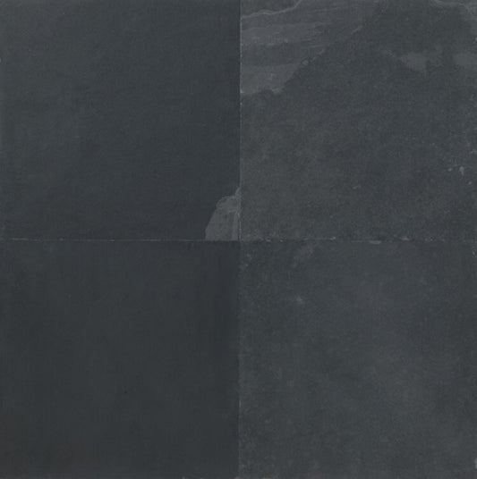 Stone Source Brazil Black Slate 12x12 Field Tile