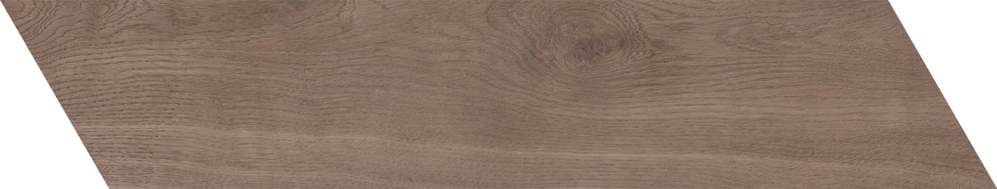 60 Degrees Wood Dark 4x21 Chevron B Field Tile Matte