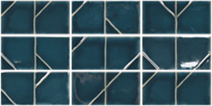 Yoko Marine 3x5 Origami Decorative Tile