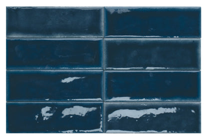 Colour Notes Indigo 2x5 Field Tile Glossy