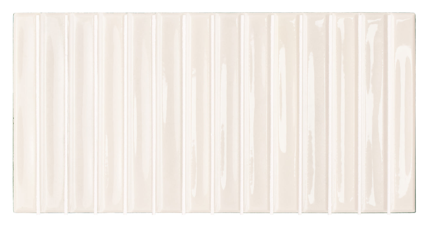 Colour Notes Oat 5x10 Bars Decorative Tile Glossy
