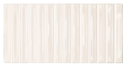 Colour Notes Oat 5x10 Bars Decorative Tile Glossy