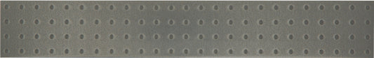Native Metals White Iron 2x12 Perforated Decorative Tile Satin