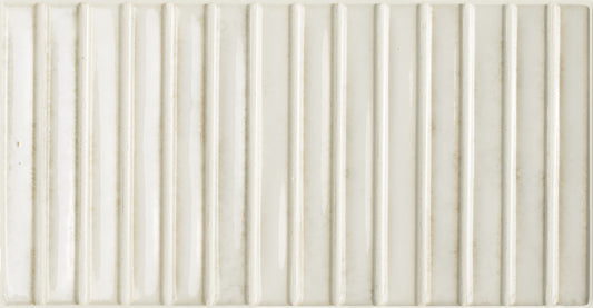 Potters Swan 5x10 Bars Decorative Tile Glossy