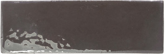Rebels Nero 2x6 Field Tile Glossy