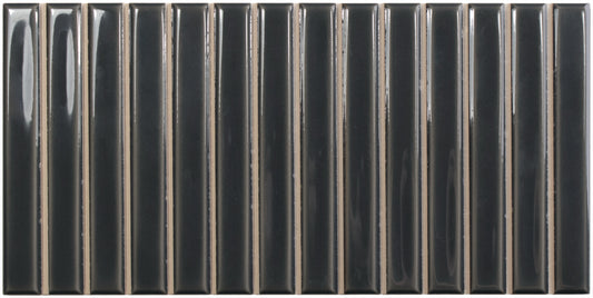 Sweet Bars Ebony 5x10 Field Tile Gloss