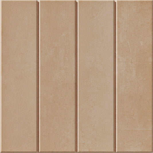 Raster Clay 6x6 Lines M Decorative Tile