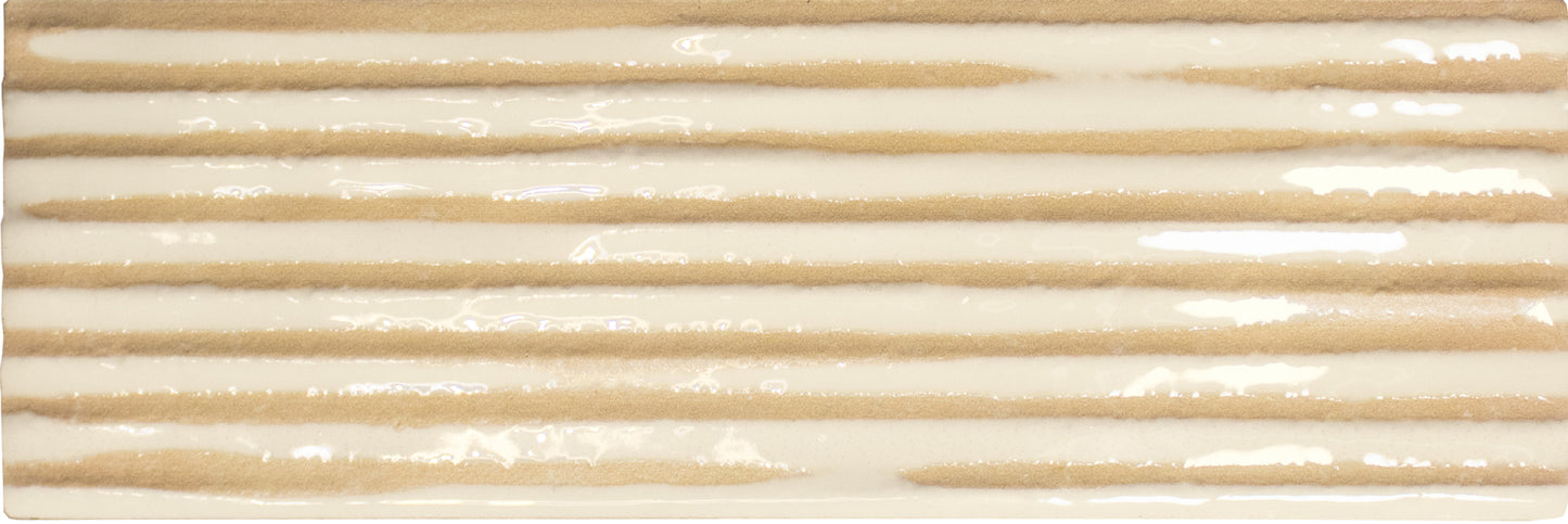 Casablanca Lime 2x6 Comb Decorative Tile Glossy