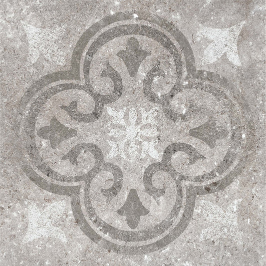 Creativo Siena Greige 12x12 Deco Matte Rectified