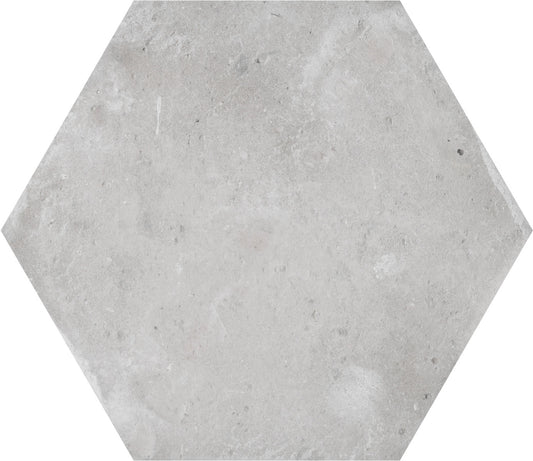 Cottage Grey 6x6 Hexa Field Tile Matte