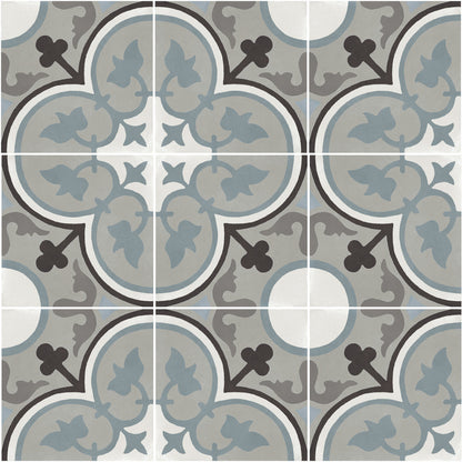 D_Segni Color Lily 8x8 Lily Decorative Tile Matte