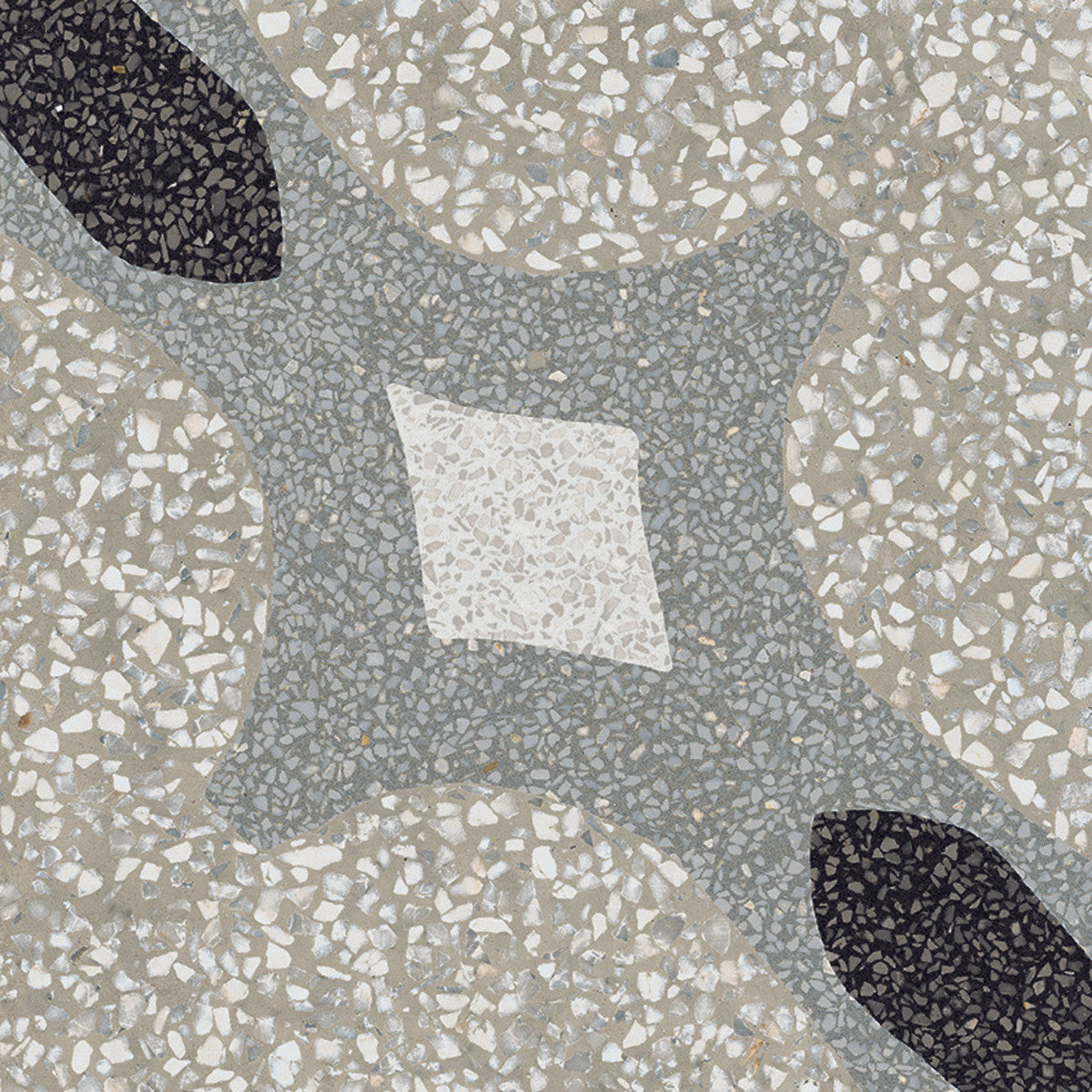 D_Segni Terrazzo Croix 8x8 Croix Decorative Tile Matte