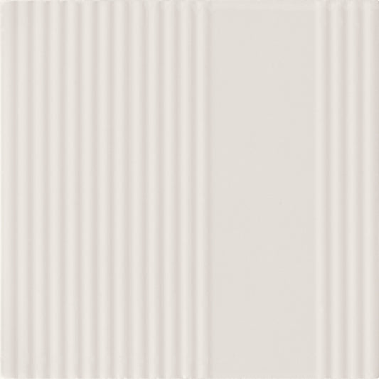 Rhyme and Reason Bone 6x6 Square Ripple Field Tile