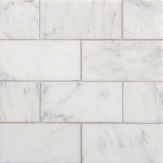 Villa D'Oro Bianco Bello 3x6 Field Tile Brushed