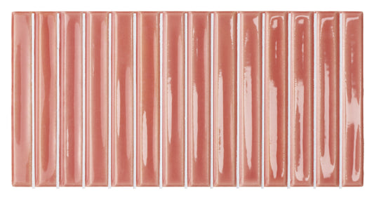 Colour Notes Rosemist 5x10 Bars Decorative Tile Glossy