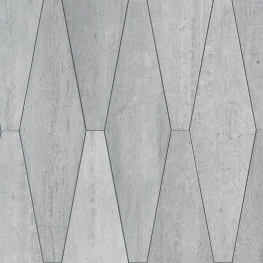 Studio Moderne Stone Steel Grey 18x2 Parliament Decorative Tile Honed