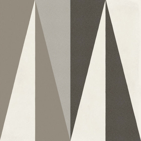 D_Segni Chalk/Mud/Smoke/Midnight/Sand Blend 8x8 Peak Decorative Tile Matte