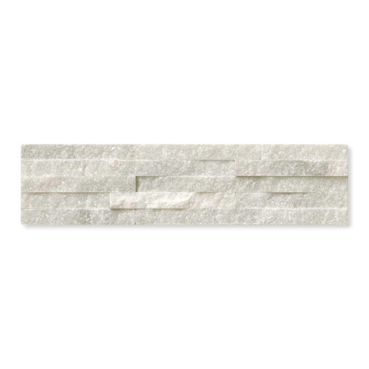 Cladding Series Alabaster 3x12 Mini Split Field Tile Split Face